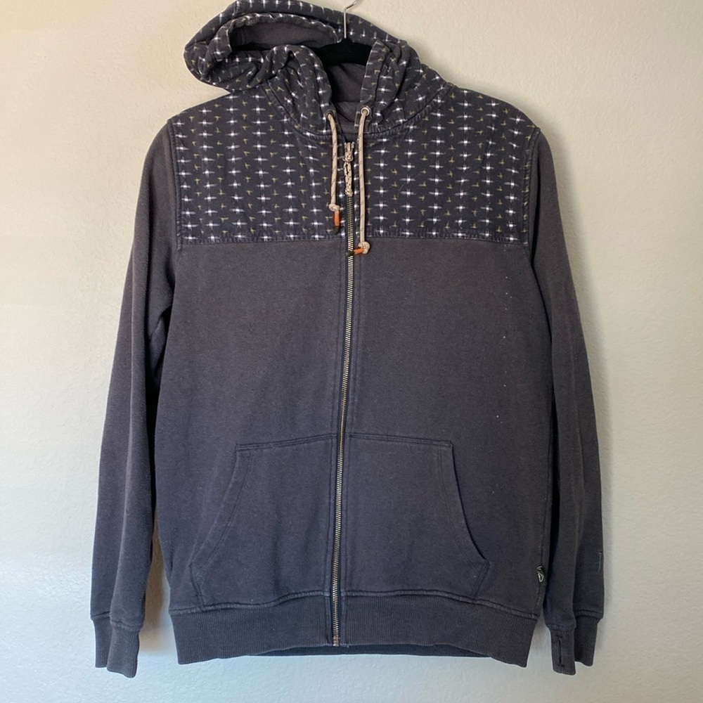 Howler Bros hoodie sweatshirt men’s small grey pattern GUC